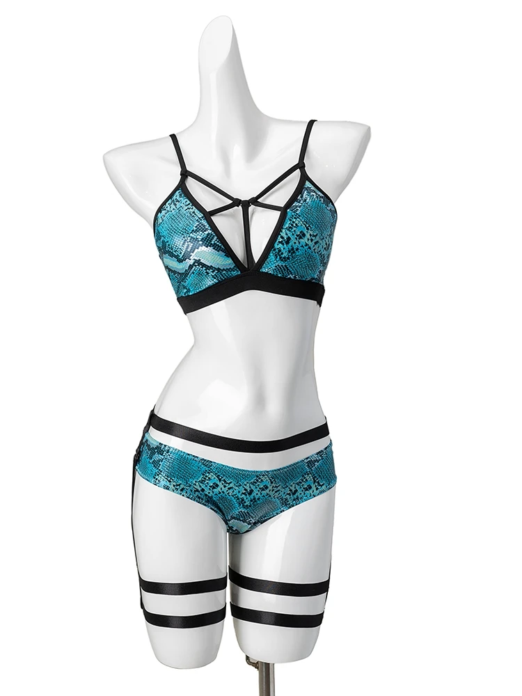 hopewin-modern-snake-print-leopard-print-steel-pole-dance-costume-women's-sexy-tight-personalized-separate-fitness-gymwear