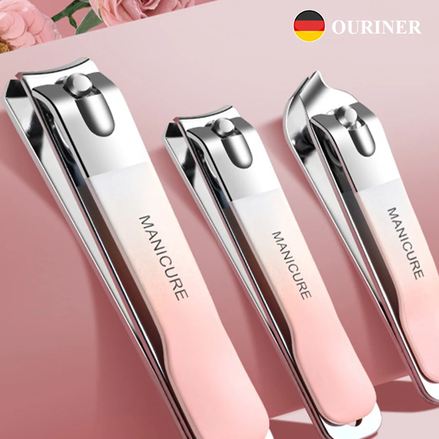 

Professional Nail Clipper Stainless Steel Finger Toenail Clipper Manicure Nail Cutter For Men Women Portable Manicure Tool