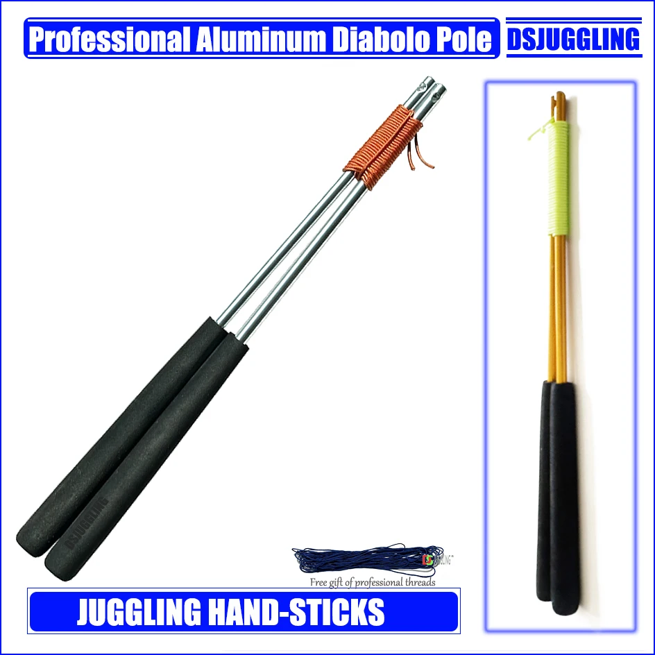 Dsjuggling Aluminium Hand-stick of Diabolos Yoyo Ball's Sticks Pole Rod