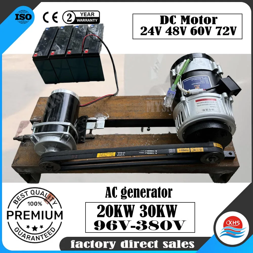 

High efficiency low-speed permanent magnet generator 10KW 20KW 220V 380V DC motor drive widely used