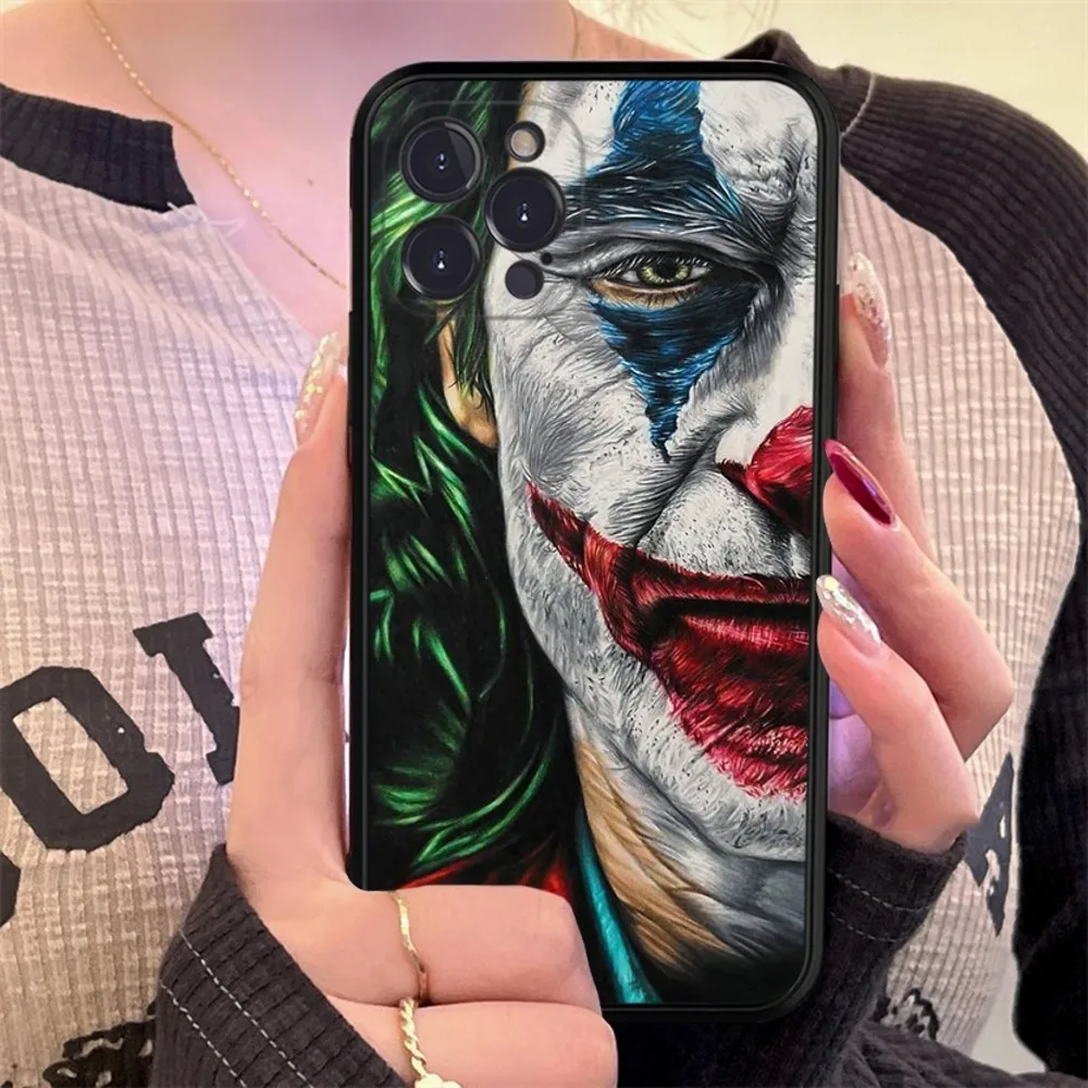 Face Smile-J-JokerS Phone Case For IPhone 15 14 11 12 13 Mini Pro XS Max Cover 7 8 Plus X XR Funda Shell