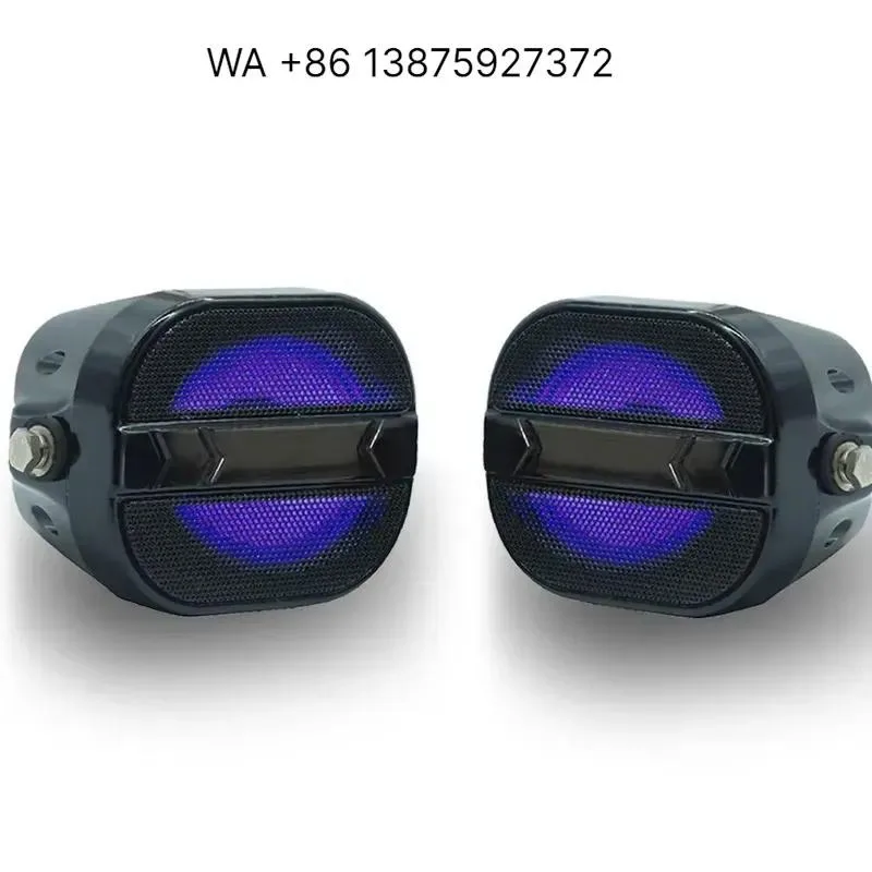 Wmwmnu New Wireless IP66 Waterproof ABS 2x50W Audio Amplifier System LED RGB Lighting for Boat ATV UTV Off Road Vehicles