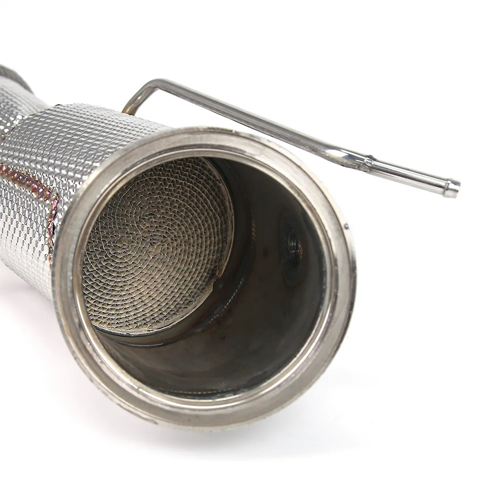 Car modification B a o *  Ma B58 with OPF insulation 200cell exhaust pipe head section 304 stainless steel 4.5 inches