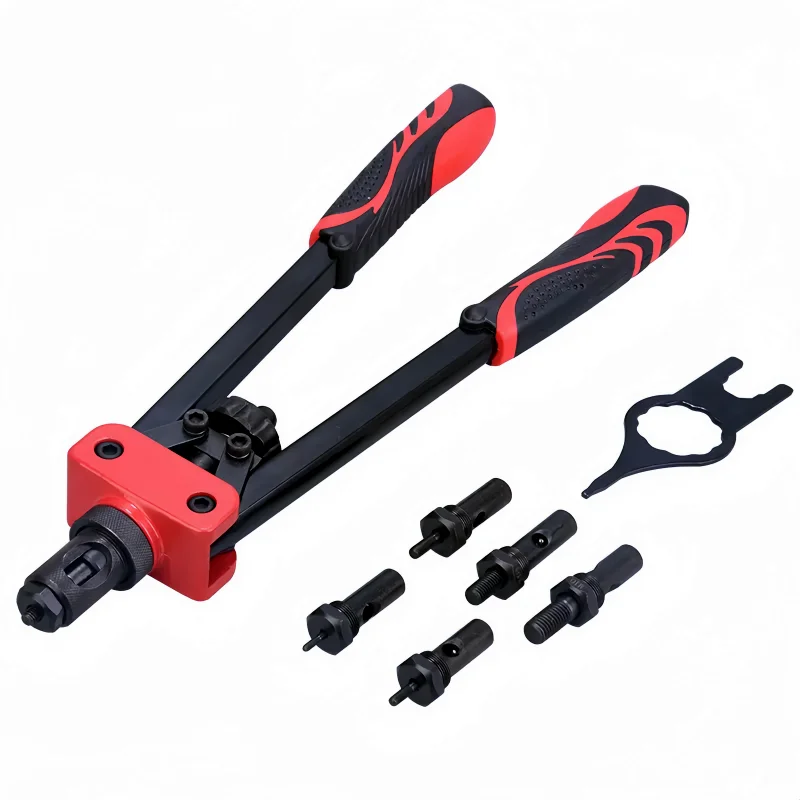 14 inch heavy duty can be customized, nut tool manual rivet pliers double handle metric rivet labor saving machine DIY manual
