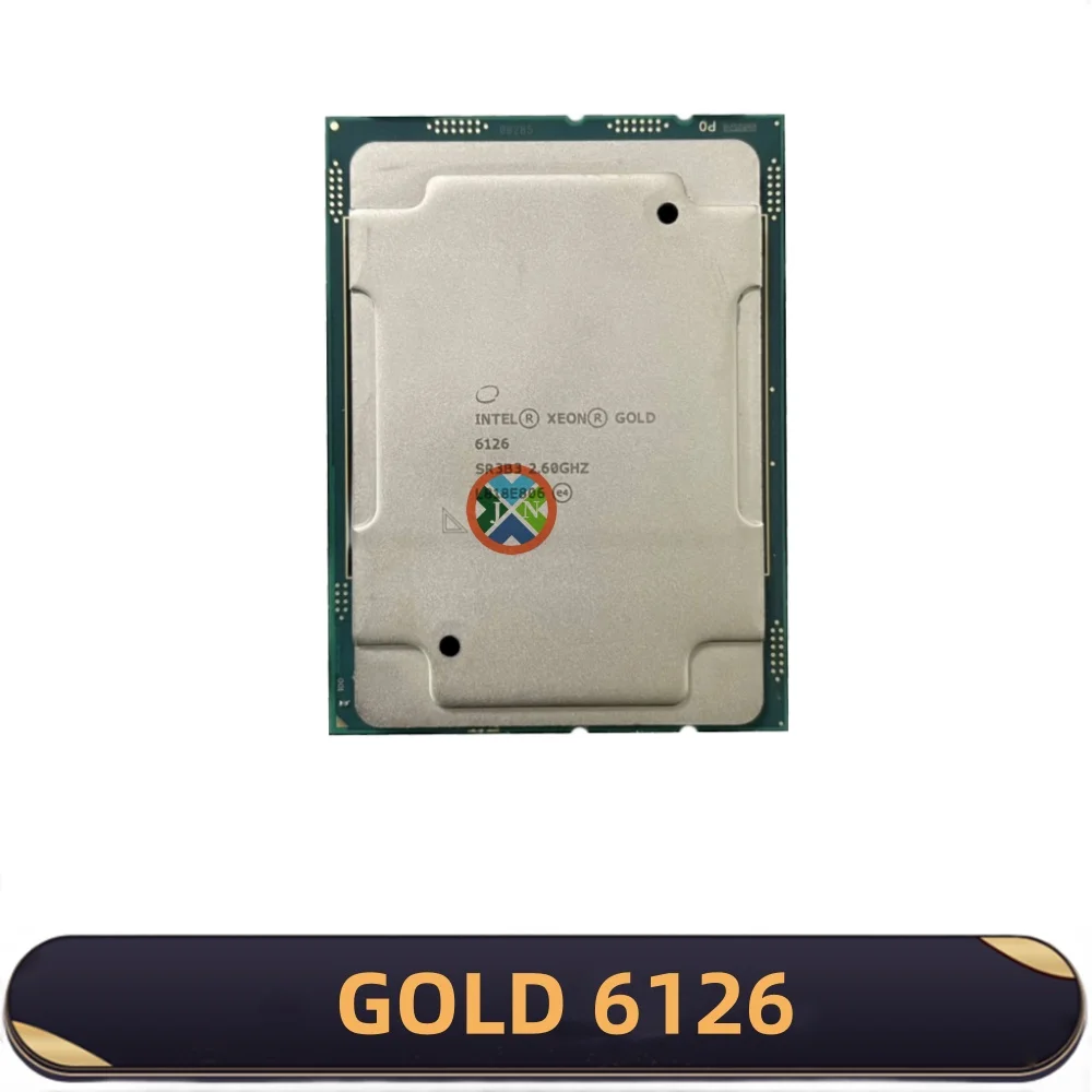 Xeon GOLD 6126 SR3B3 19.25M Cache 2.60GHz 12-cores 125W LGA3647 CPU Gold6126