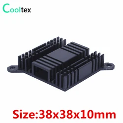 (4pcs/lot)  High quality 38x38x10mm Aluminum heatsink pitch:59mm for South and North Bridge radiator heat sink cooler cooling
