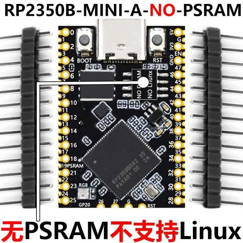 Applicable to  Pico 2 RP2350B RP2350- Linux Mini Development Board PSRAM