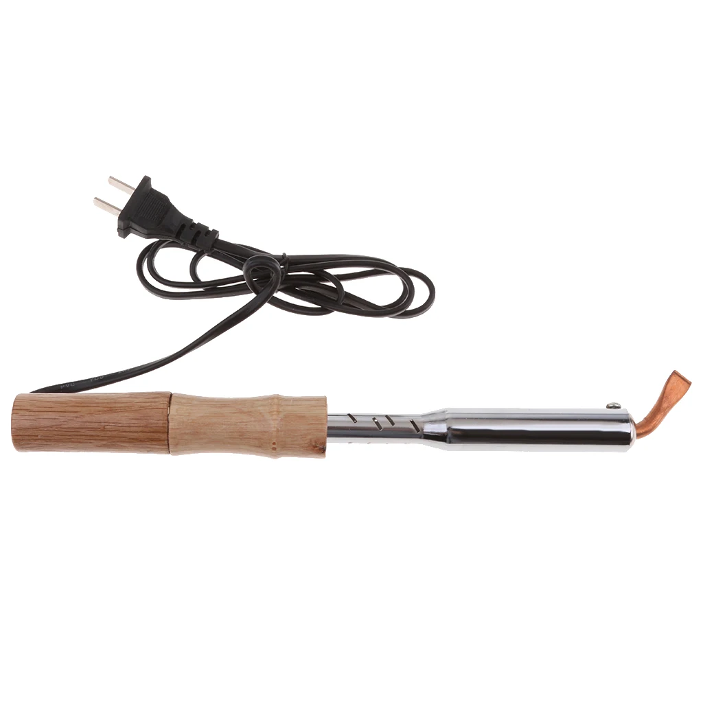 Electric Soldering Iron with insulated Wooden Handle Welding Tool - 75W