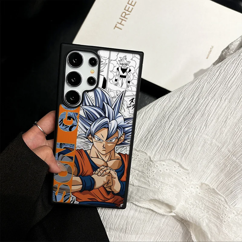 Cute Anime Dragon Ball 3D Changing Visual Phone Case For Samsung Galaxy S25 S24 S22 S23 Ultra Cartoon Shockproof Cover Funda