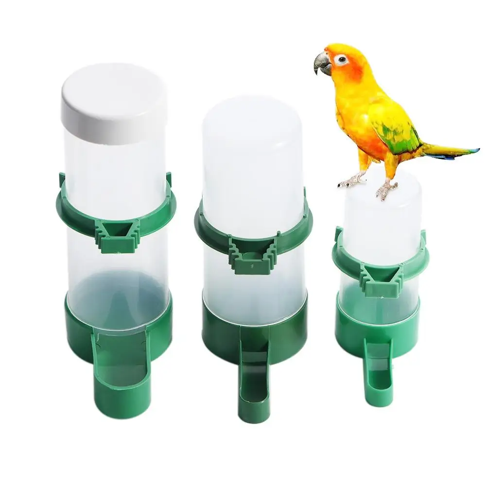 

Plastic Hanging with Clip Bird Cage Hanging Food Bird Feeder Bird Supplies Bird Water Drinker Food Dispenser