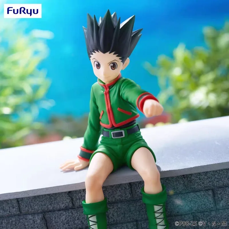 In Voorraad Originele FURYU HUNTER HUNTER GON·FREECSS Killua Zoldyck PVC 13 CM Anime Karakter Model Collectie Speelgoed Geschenken