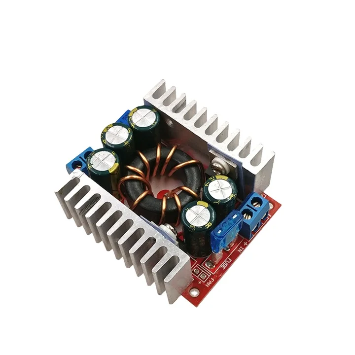 DC-DC 15A Synchronous Rectification High Power Adjustable High Buck Efficiency Automotive LED Regulator Power Supply Module