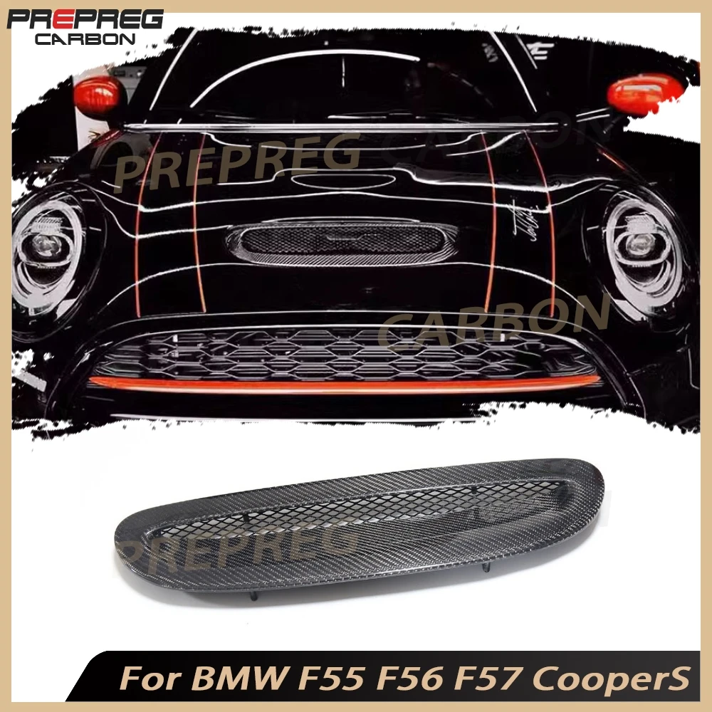 

Крышка воздухозаборника капота из сухого карбона (препрег) для BMW F55 F56 F57 CooperS JCW 2014-2022, детали обвеса из FRP