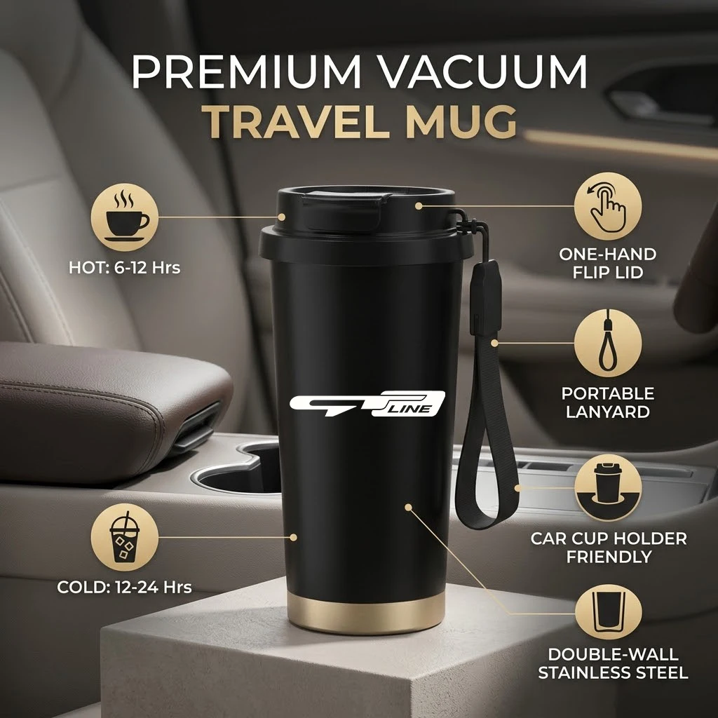 Car Thermos Cup Water bottle Coffee cup 316 stainless steel For KIA K5 K3 SPORTAGE GTLINE Stinger Optima K4 K9 KX5