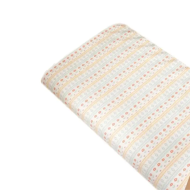 L5YF Absorbent Cotton Baby Bedding Pad Pad for Hot Weather Nursery and Car Use