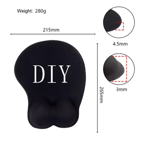 DIY Kundenspezifikation Anime 3D MousePad Handgelenkauflage Silikon Sexy Kreative Gaming Mauspad Matte