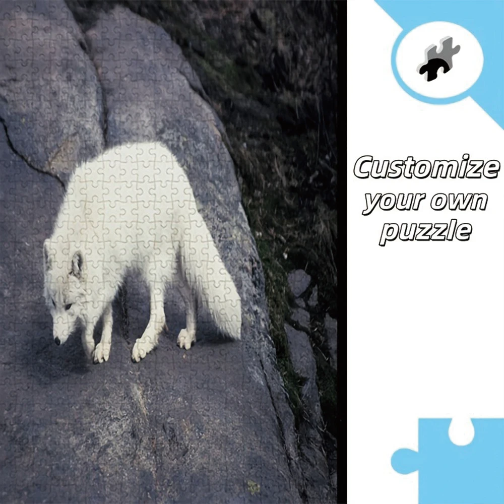 35/300/500/1010pcs Personalized Custom Photo Puzzle Animal Photos Personalised Gift Idea