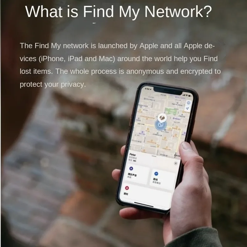 Anti-lost Device Locator Link Smart Apple A Safe Locator for Pets Children and The Elderly Finder Smart Bluetooth GPS Tracker