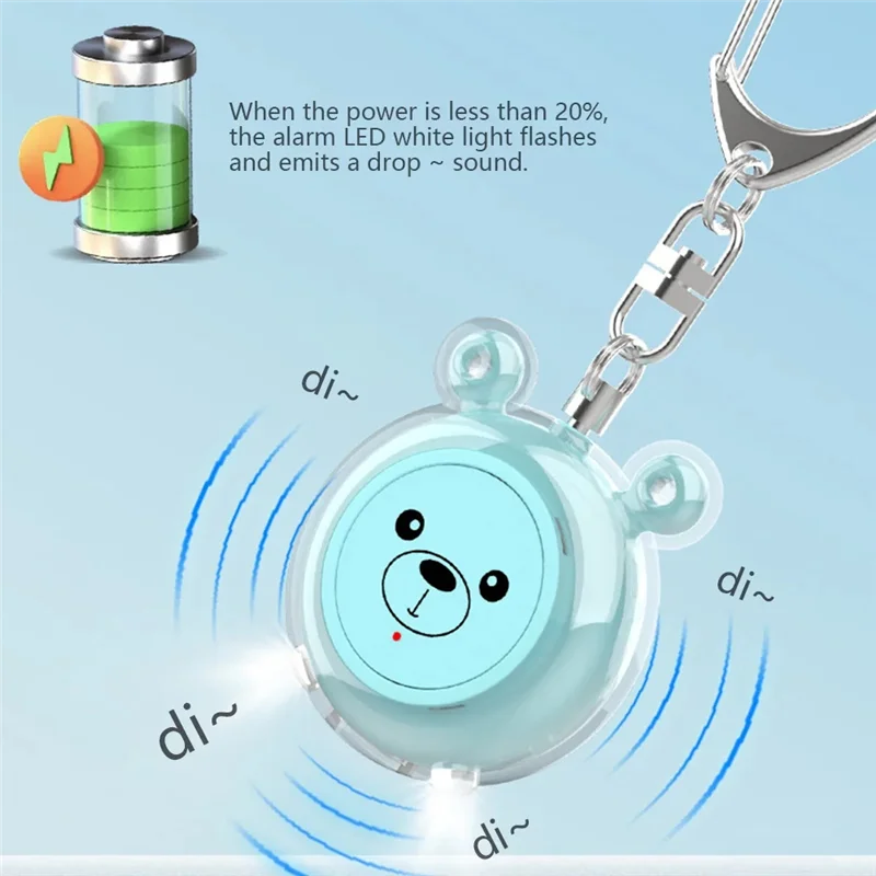 Female Self Defense Alarm Type-C Rechargeable Wolf-Proof Safety Siren Alarm Portable Keychain For Elderly Children