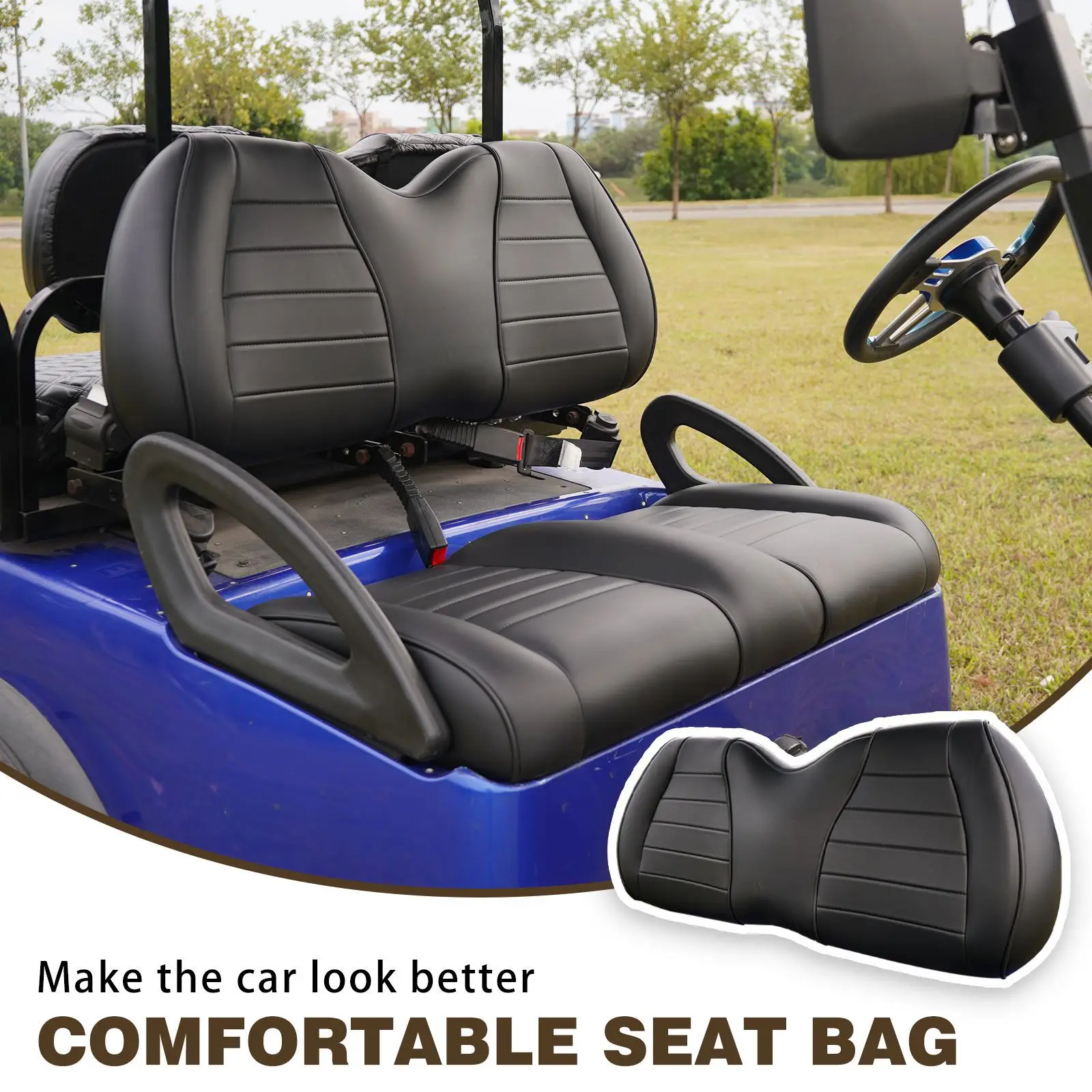 New Precedent Seat Package with Upgraded Backrest for Golf Cart Accessories
