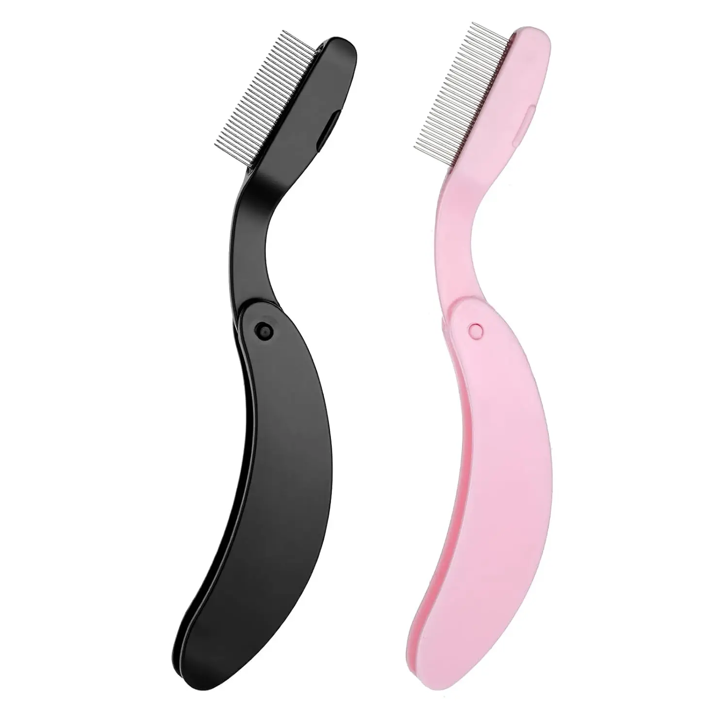 Peines de pestañas plegables, separador de pestañas portátil y herramienta de máscara, aplicación sin enredos para viajes (salón y uso doméstico), 2 uds.