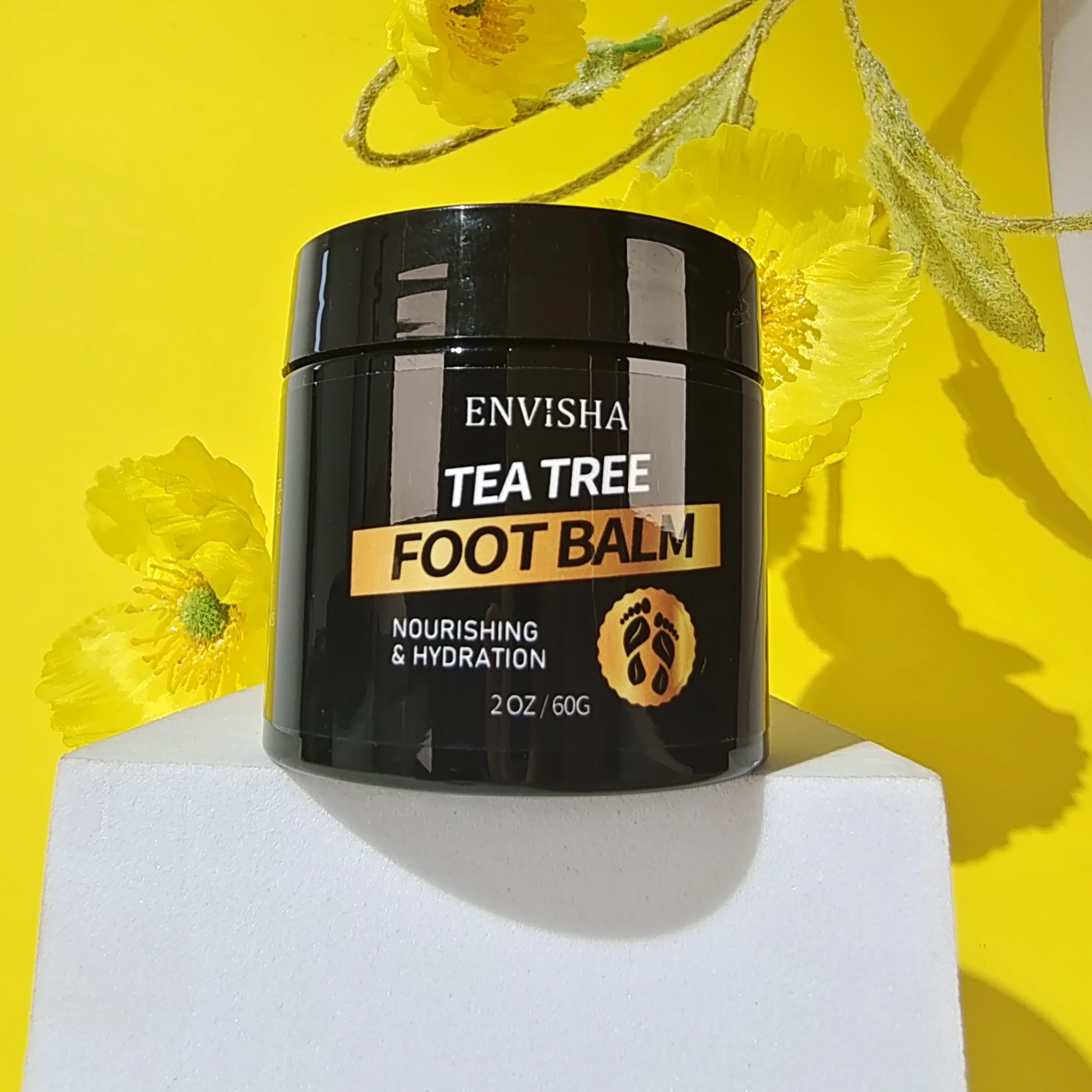 ENVISHA Tea Tree Foot Care Cream Cracked Heels Skin Smooth Intensive Moisturizing Callus Remover Repair Anti-drying Exfoliating