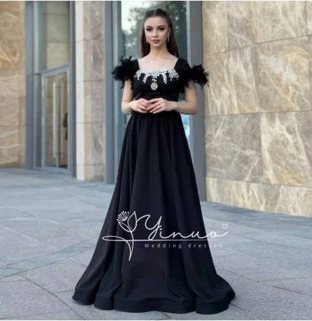 customized Dress Luxury Birthday Evening Dress Floor Length Sleeveless Summer Elegant Wedding Party Gowns For Women Arab 2025