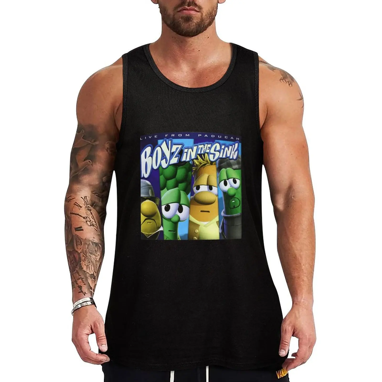 

The Boyz Poster Classic . Tank Top summer clothes for men Working vest T-shirt Men's gym