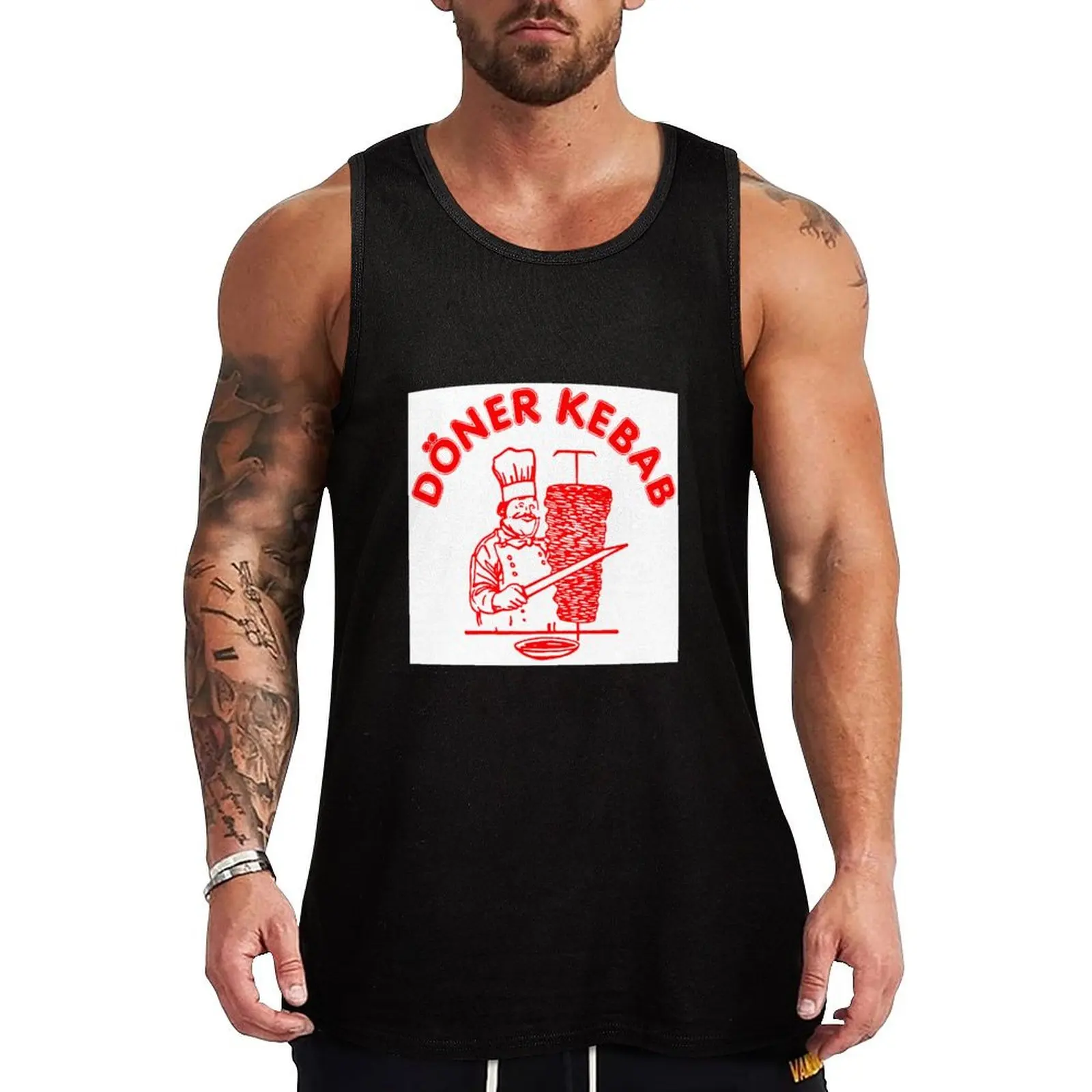 Doner Kebab Original 12 Tank Top Men's clothes luxury style summer clothes bodybuilding men clothes