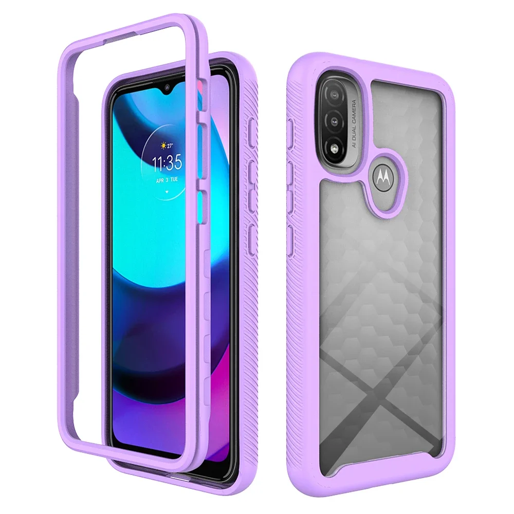 

For Motorola Moto E40 E13 E 20 13 Crystal Case Back Capa G54 G84 G14 G10 G20 G30 E30 E20 30 40 E32 Bumper Cover Shockproof Funda