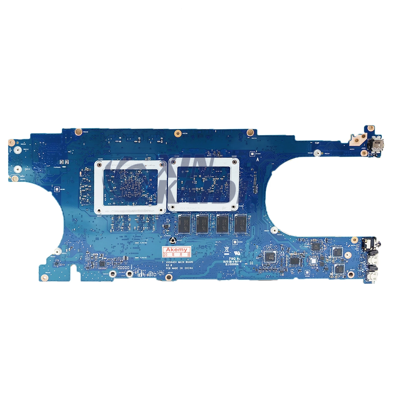 UX564EH Laptop Motherboard For Asus Zenbook Flip15 UX564E  UX564EI Q538EI Mainboard With i5-1135G7 i7-1165G7 16G-RAM GTX1650TI