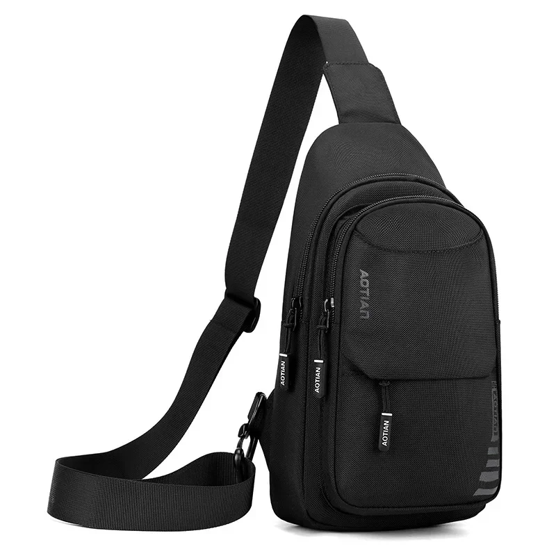 Sling Bags for Men Large Capacity Man Chest Pack Casual Travel Unisex Crossbody Bags Storage Shoulder Bag Student Backpacks