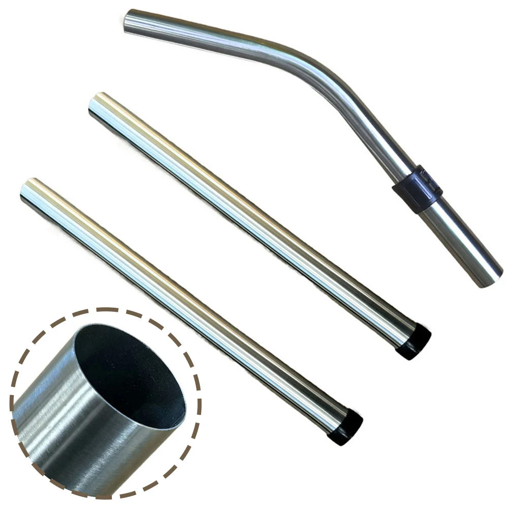 Home Maintenance 32mm Extension Tube Lightweight Cleaning Tool Set Stainless Steel Construction Efficient Suction Performance