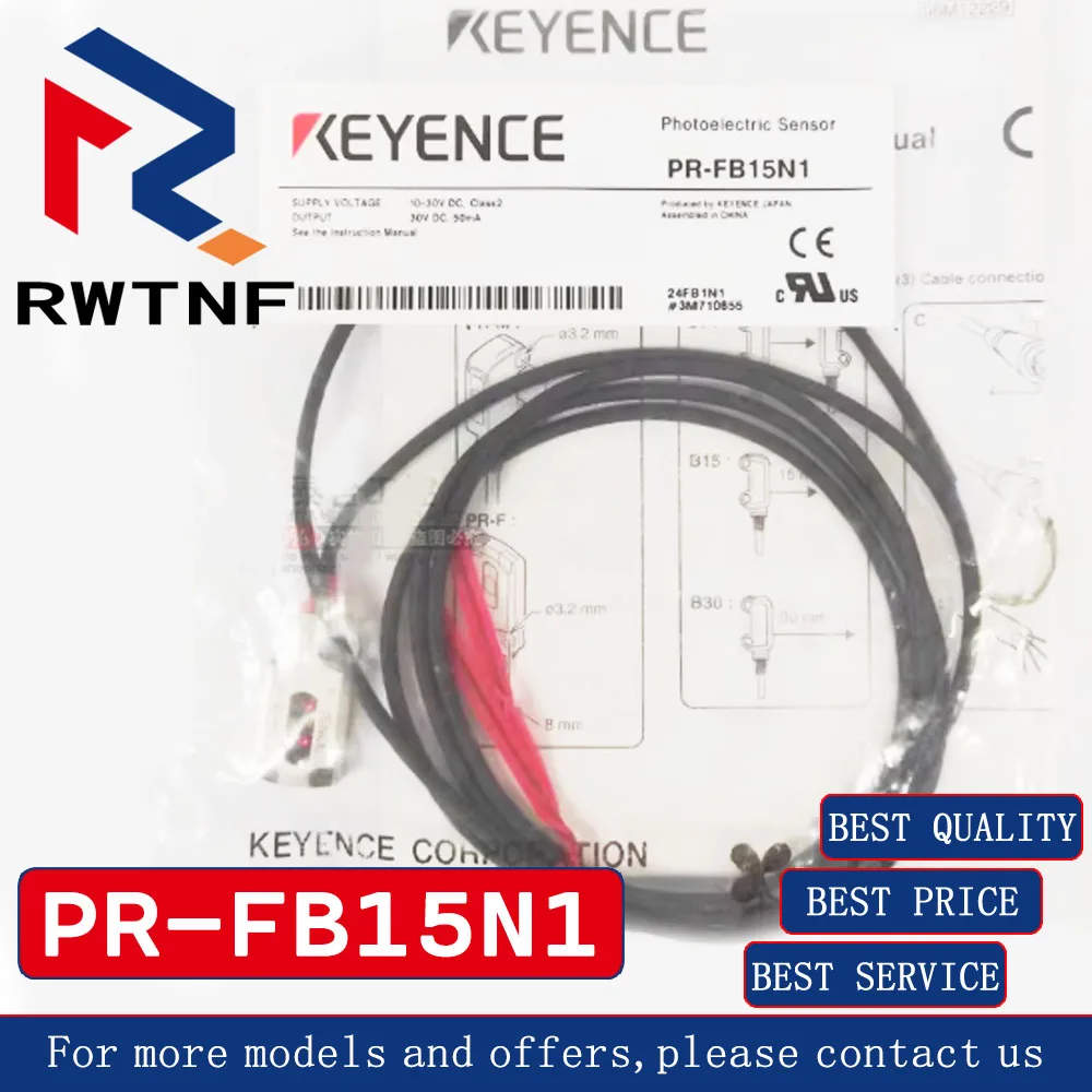 Brand New Genuine KEYENCE PR-FB15N1 Background suppression reflection type photoelectric sensor