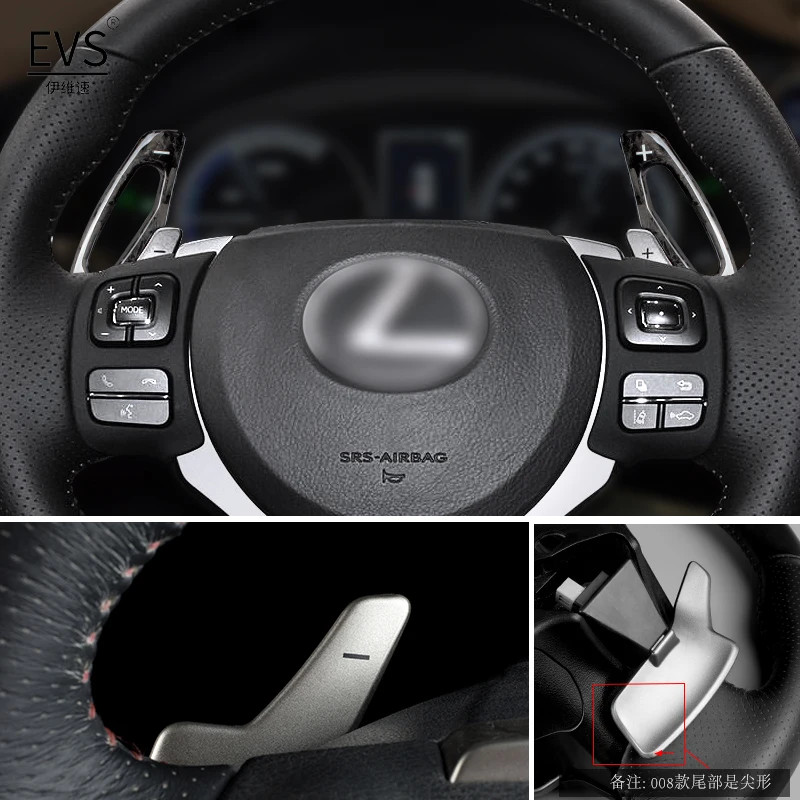 

Steering Wheel Carbon Fiber Paddle Shift Compatible with Lexus RC Fsport RC200t RC300 RC350 F Sport IS NX 2016 Car Accessories