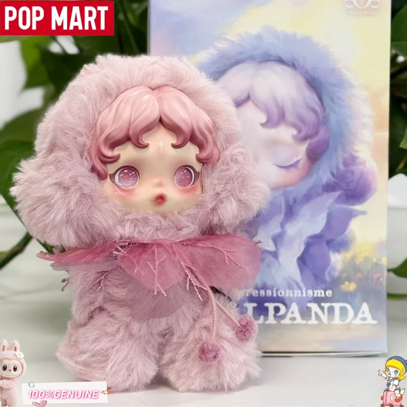 

POPMART Skullpanda L Impressionnisme Series Blind Box Plush Doll Toys Kawaii Anime Action Figure Surprise Mystery Box Doll Gift