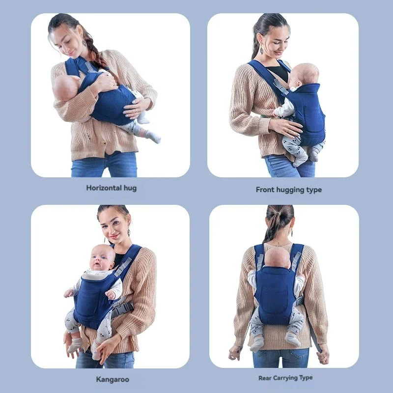 Multifunctionele Draagzak, Dual-Shoulder Baby Rugzak, Voor En Achter Draagposities