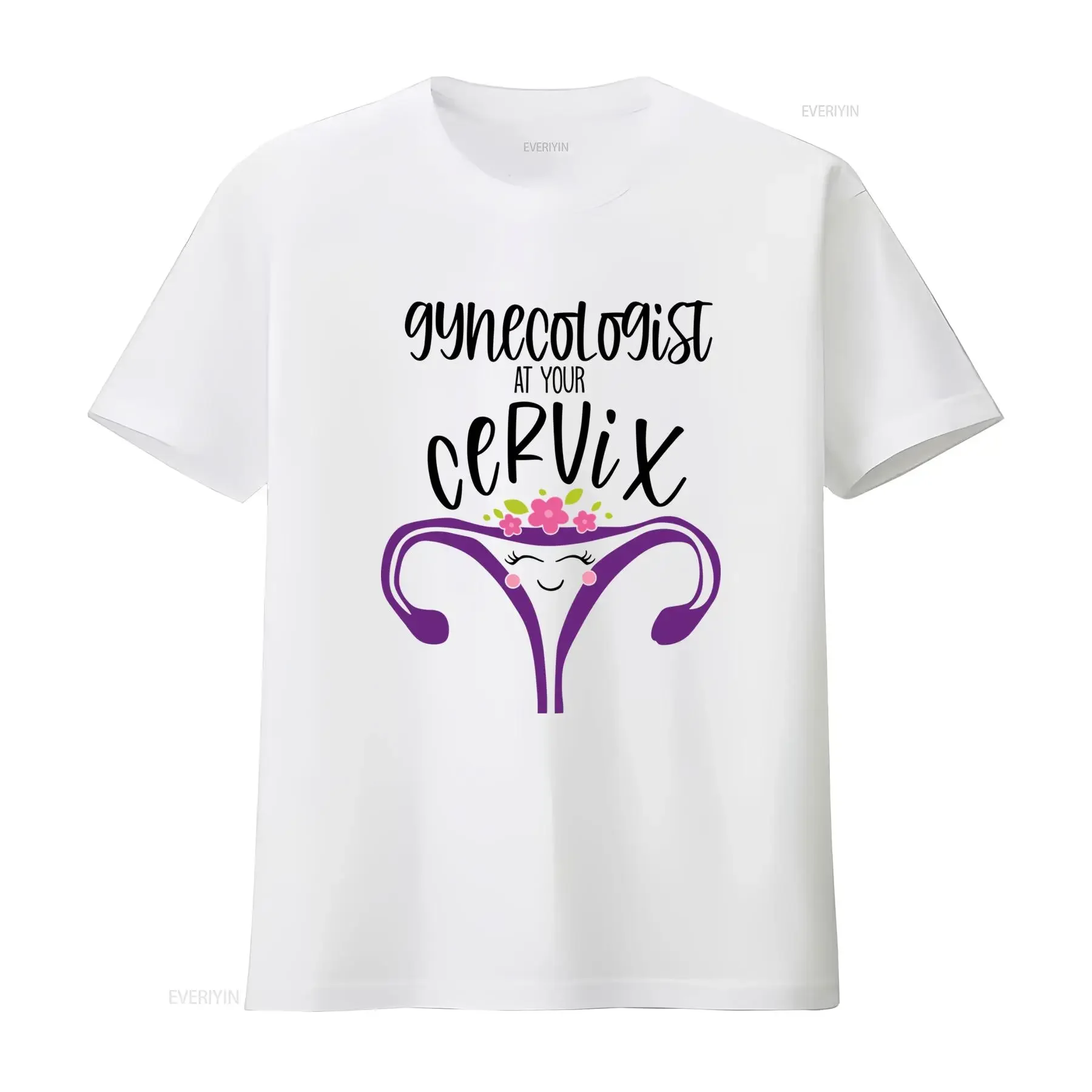 Gynecologist At Your Cervix T Shirt Funny Obgyn Design For Cute Ob Nurses Obste…