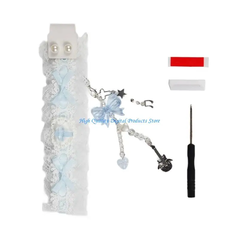 u2je快適なキーボードストラップ装飾レースキーボードストラップクイックアタッチメント