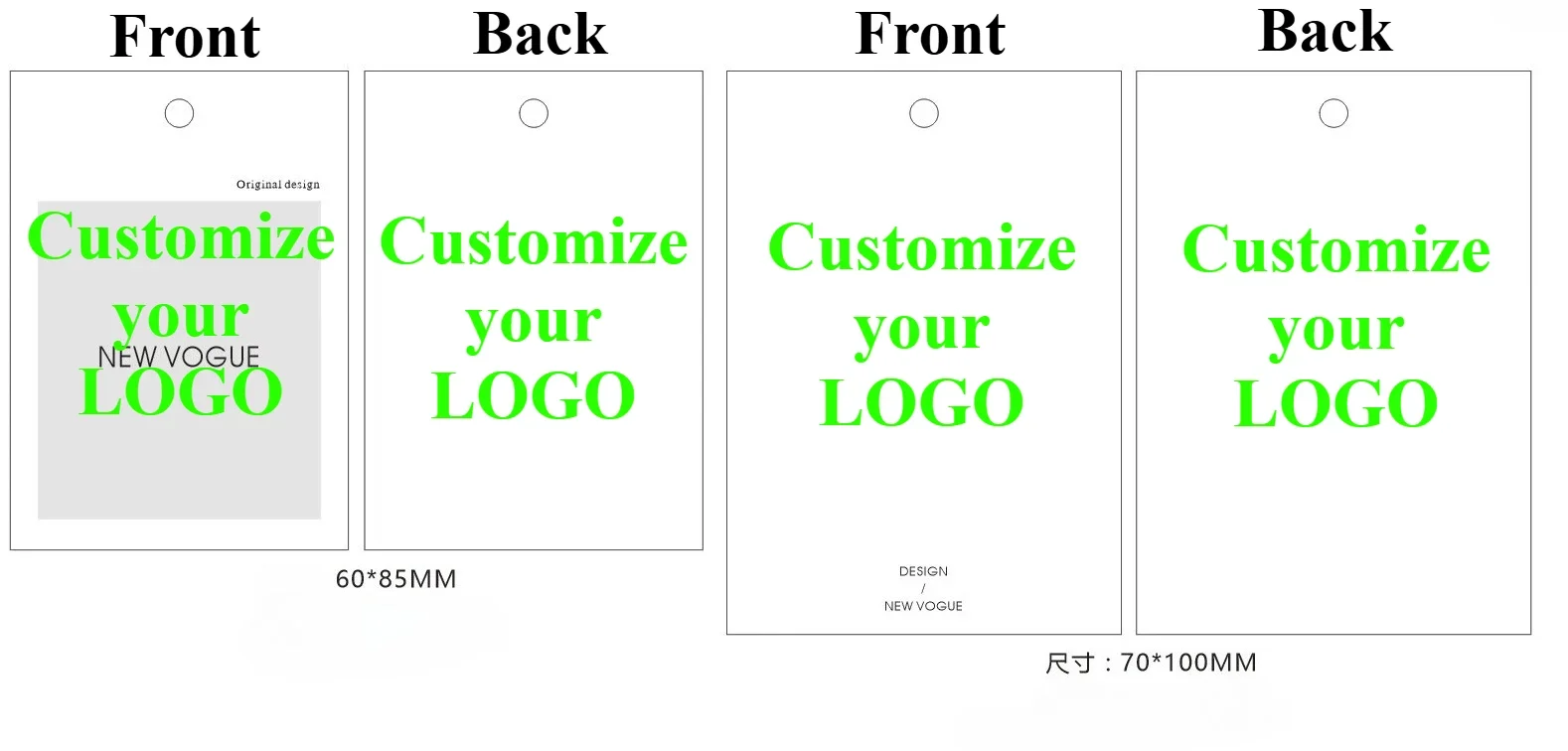 customized 200pcs 400pcs Vintage Paper Hangtag Clothing Price Size Hang Tag Wood Paper with Logo Printing Recycled Cardboardr