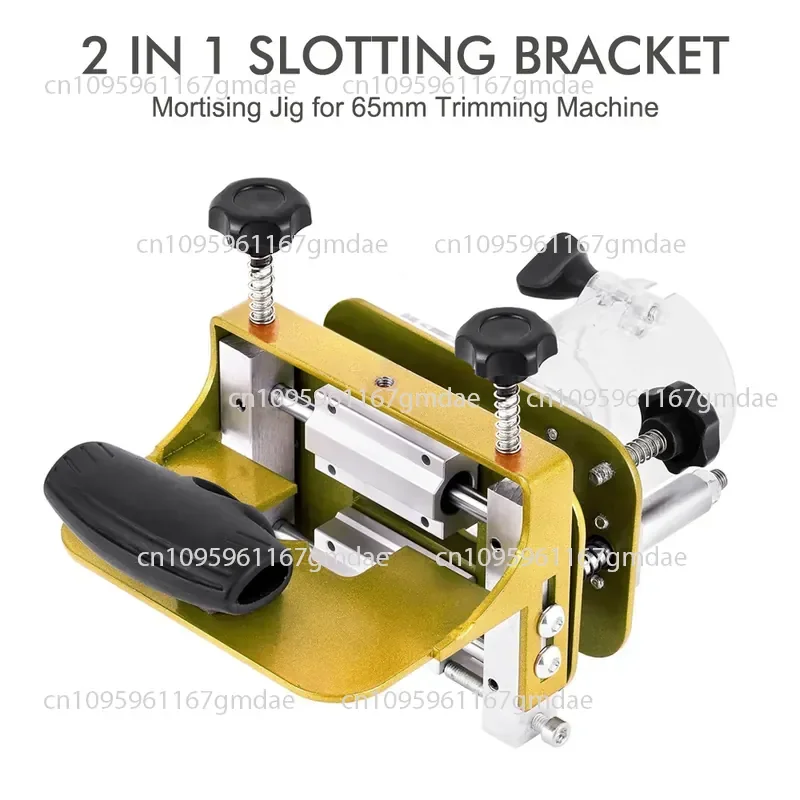 Woodworking invisible parts 2-in-1 slotter Slotting tool, trimming machine Milling cutter Connector Positioning rack machine