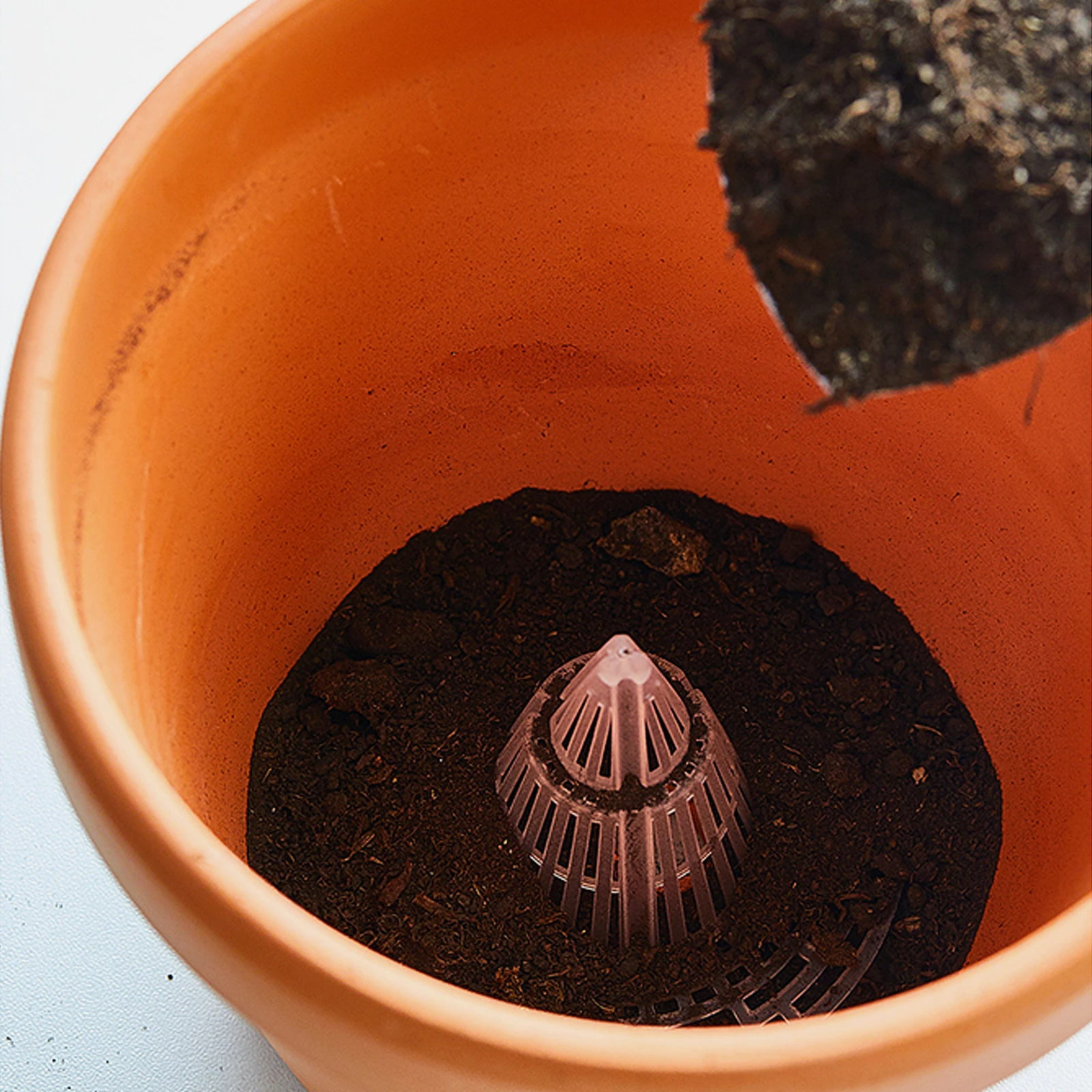 

20pcs Flowerpot Pads Plastic Mesh Cone Design Bonsai Pot Grid Mat Prevent Soil Leakage Plant Pots Accessories Gardening