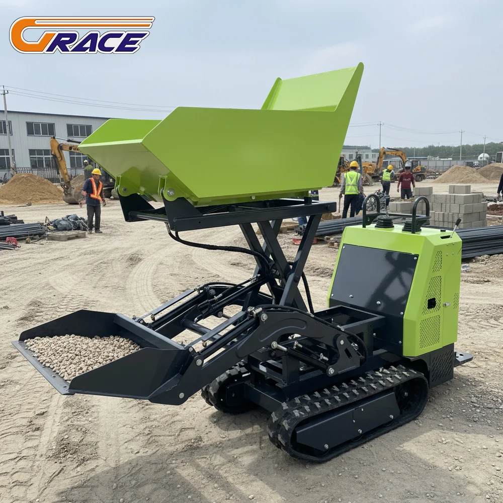 

Мини-самосвал по индивидуальному заказу, 600 кг, маленький гусеничный самосвал, EURO 5 EPA, быстрая доставка, высокое качество, прямые поставки с фабрики