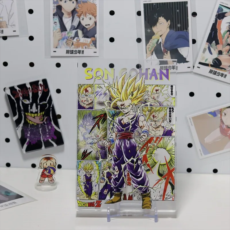 جديد لعبة دراغون بول جوكو كاكاروت سون جوهان شخصية نموذج لجسم الاكريليك كريستال بلاط منضدية حلية جمع هدية لعبة