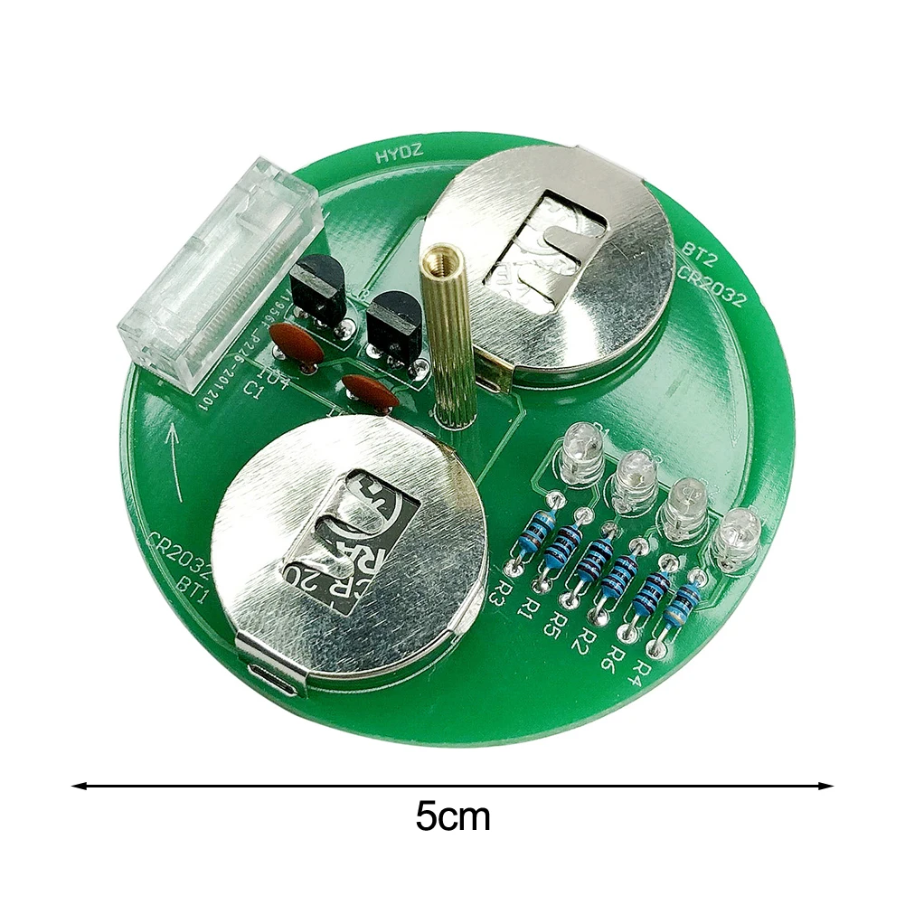

Beginner DIY Soldering Kit for Electronics With Labeled Parts and Power Compatibility From Three to Five Volts