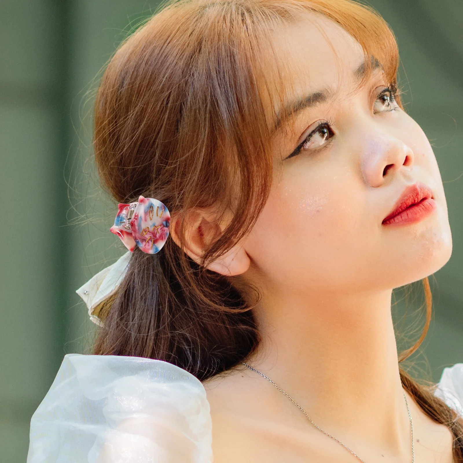 

4Pcs Small Hair Clips Cute Cat Design Fashion Hair Accessories for Women Girls Bright Color Non-Fade Long Term Use Daily Wear