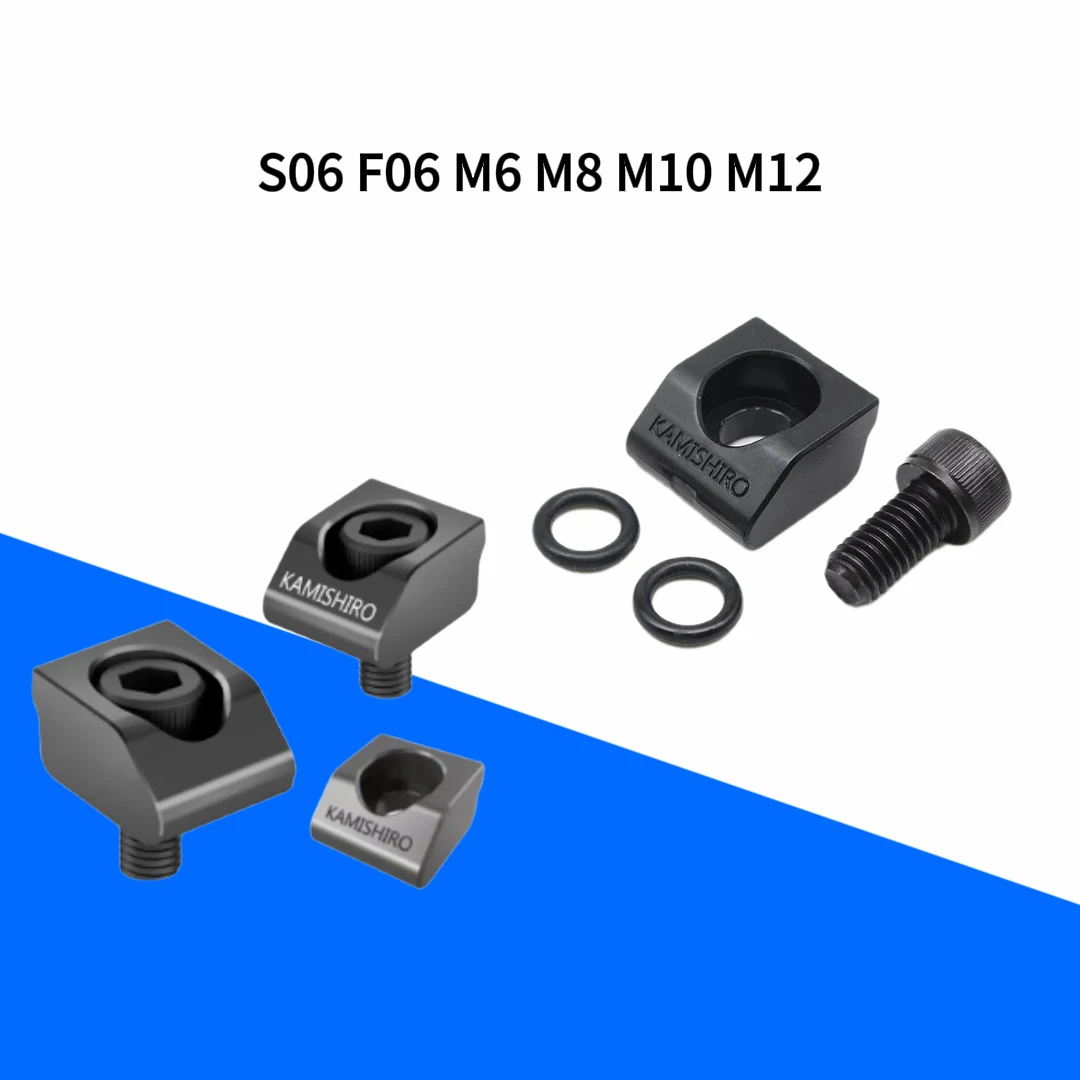 F06 S06 M6-M12 CNC Multi Station Clamping Block Vise Mini Fixed Clamp Aluminum Alloy Workholding Precision Milling Drill Tool