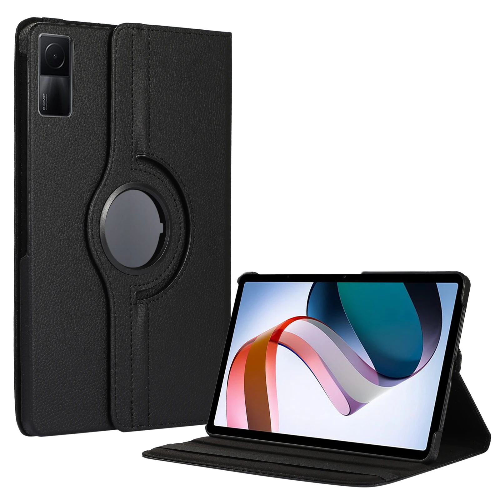 PUTPDB 360 Grad drehbare Hülle für Xiaomi RedMi Pad SE 11"8,7"10,61"12,1 PU-Leder Tablet-Abdeckung Mipad 5 6 11 6S Pro 12,4 Ständerhalter 3