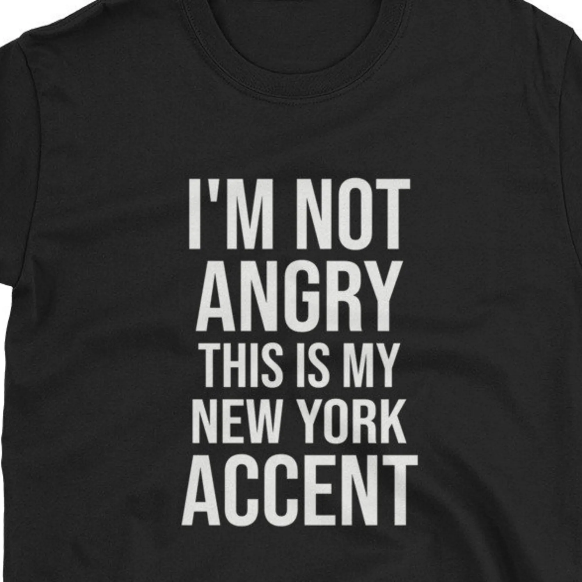 New York Accent Yorker T Shirt Funny Local Native Home Long Island