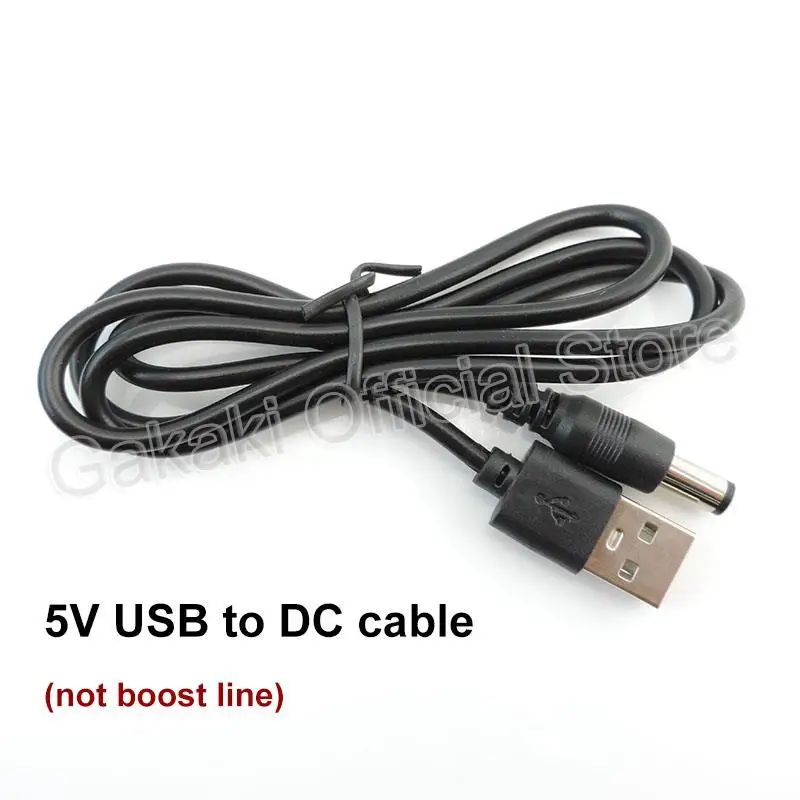 DC 5V to USB 9V 8.4V 12V 12.6V Step UP Module Power Boost Line Converter Adapter Cable 5.5X2.1mm Plug for PC Laptop Router Audio